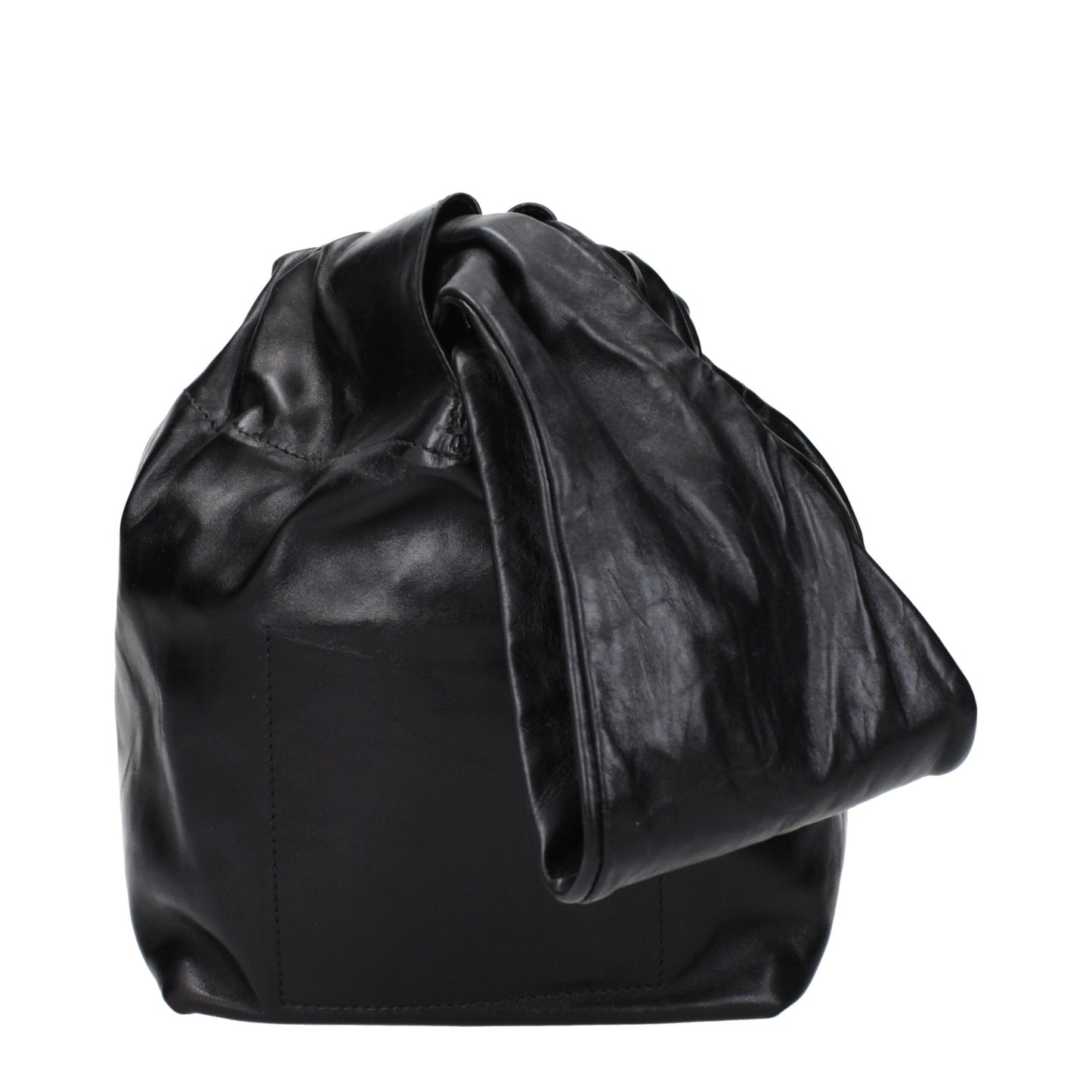 Sacs à main en cuir noir Jil Sander