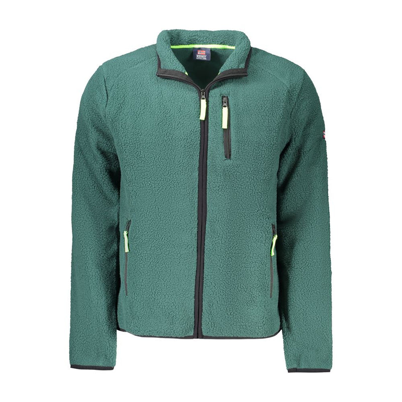 Noorwegen 1963 Groene Polyester Heren Trui