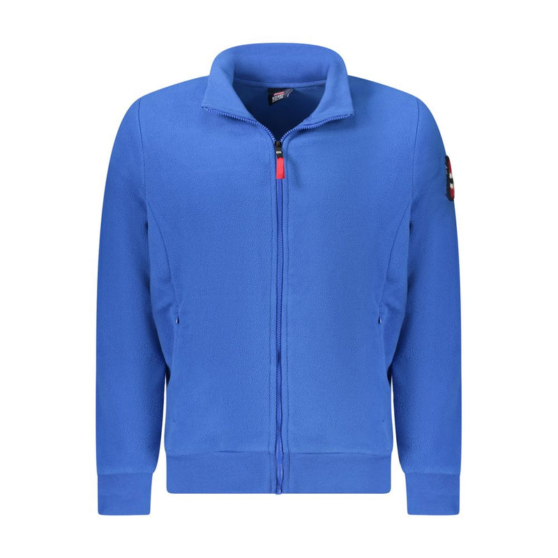 Noorwegen 1963 Blauwe Polyester Heren Trui