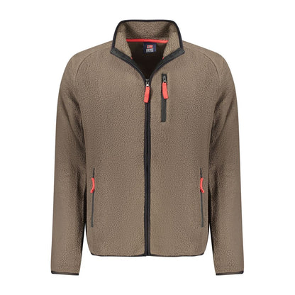Norway 1963 Brown Polyester Men Sweater
