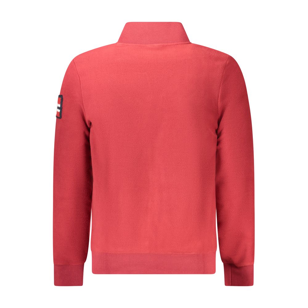 Norway 1963 Red Polyester Men Sweater - Stylish & Comfortable
