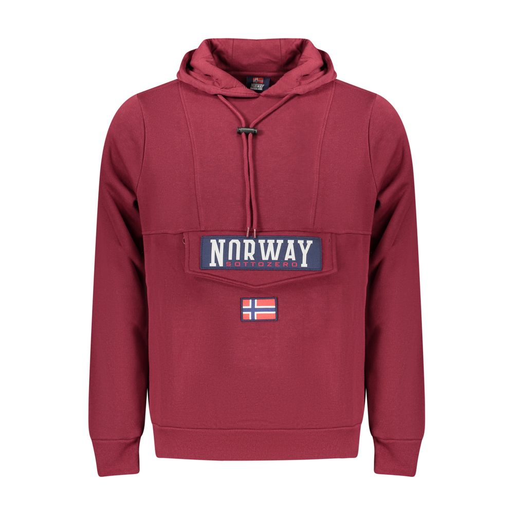 Norway 1963 Purple Cotton Men Sweater - Stylish & Functional