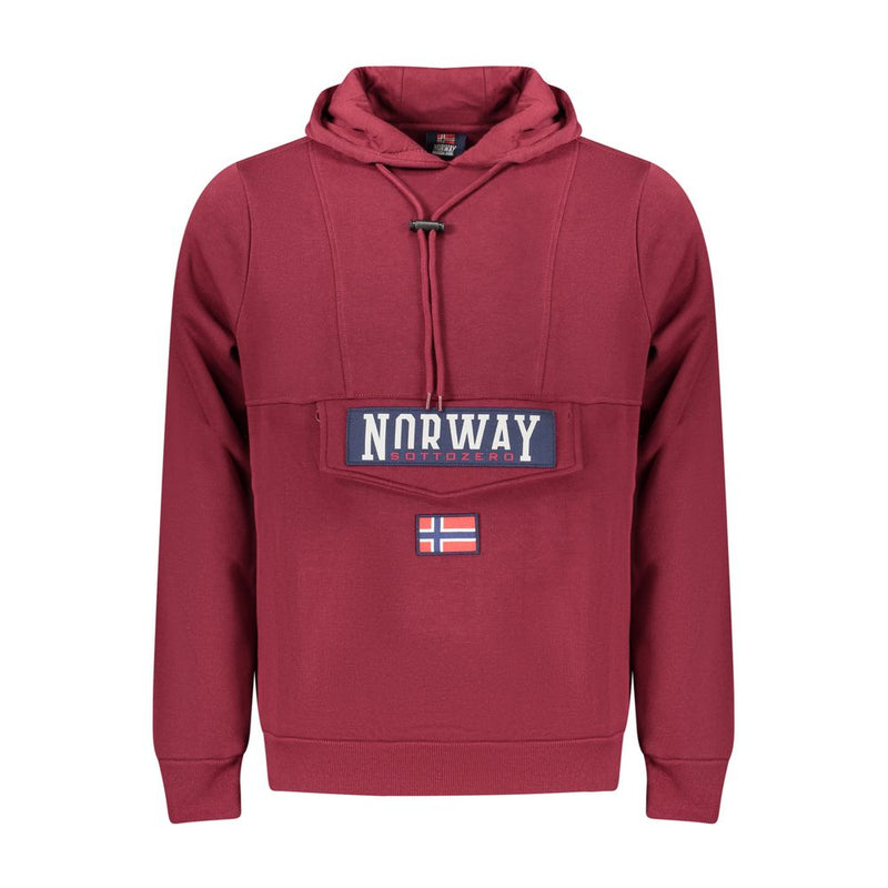 Noorwegen 1963 Paarse Katoenen Heren Trui