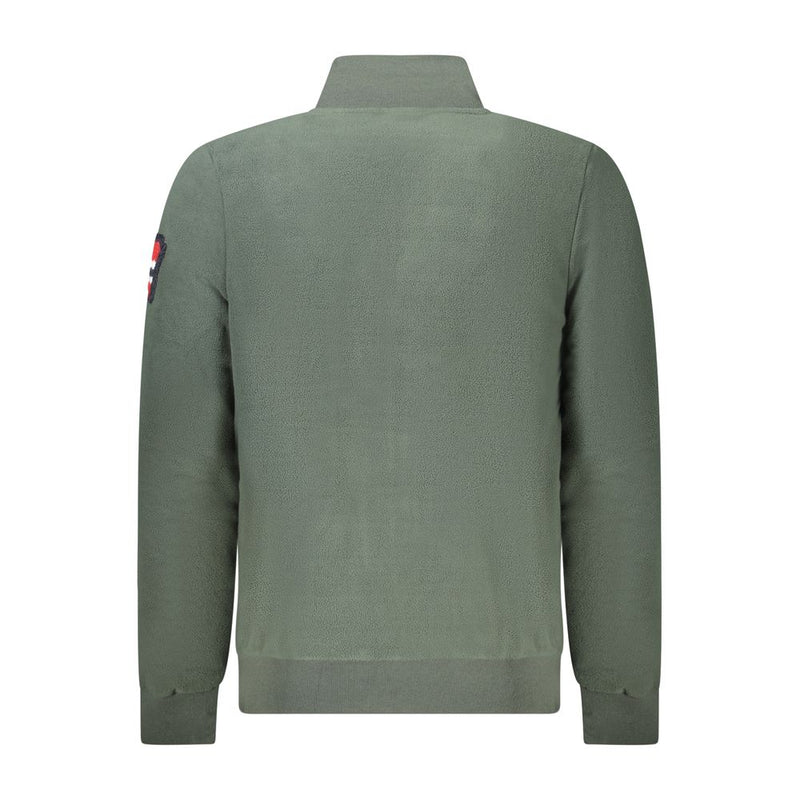 Noorwegen 1963 Groene Polyester Heren Trui
