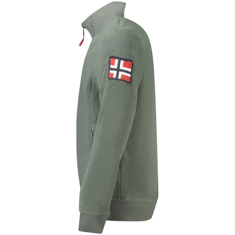 Noorwegen 1963 Groene Polyester Heren Trui