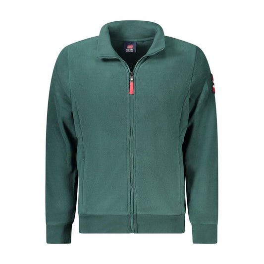Noorwegen 1963 Groene Polyester Heren Trui