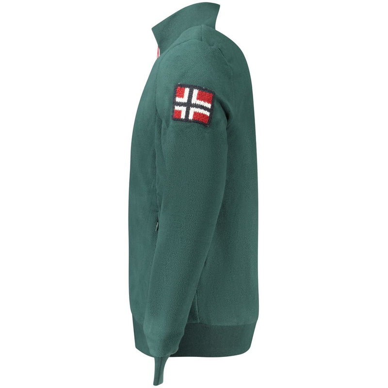Pull en Polyester Vert pour Hommes Norway 1963
