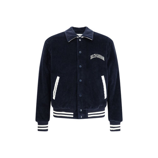 Veste universitaire en velours côtelé Dolce &amp; Gabbana
