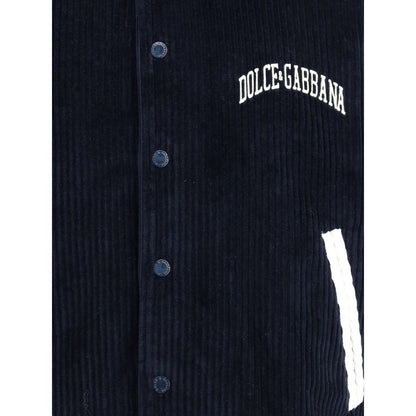 Veste universitaire en velours côtelé Dolce &amp; Gabbana