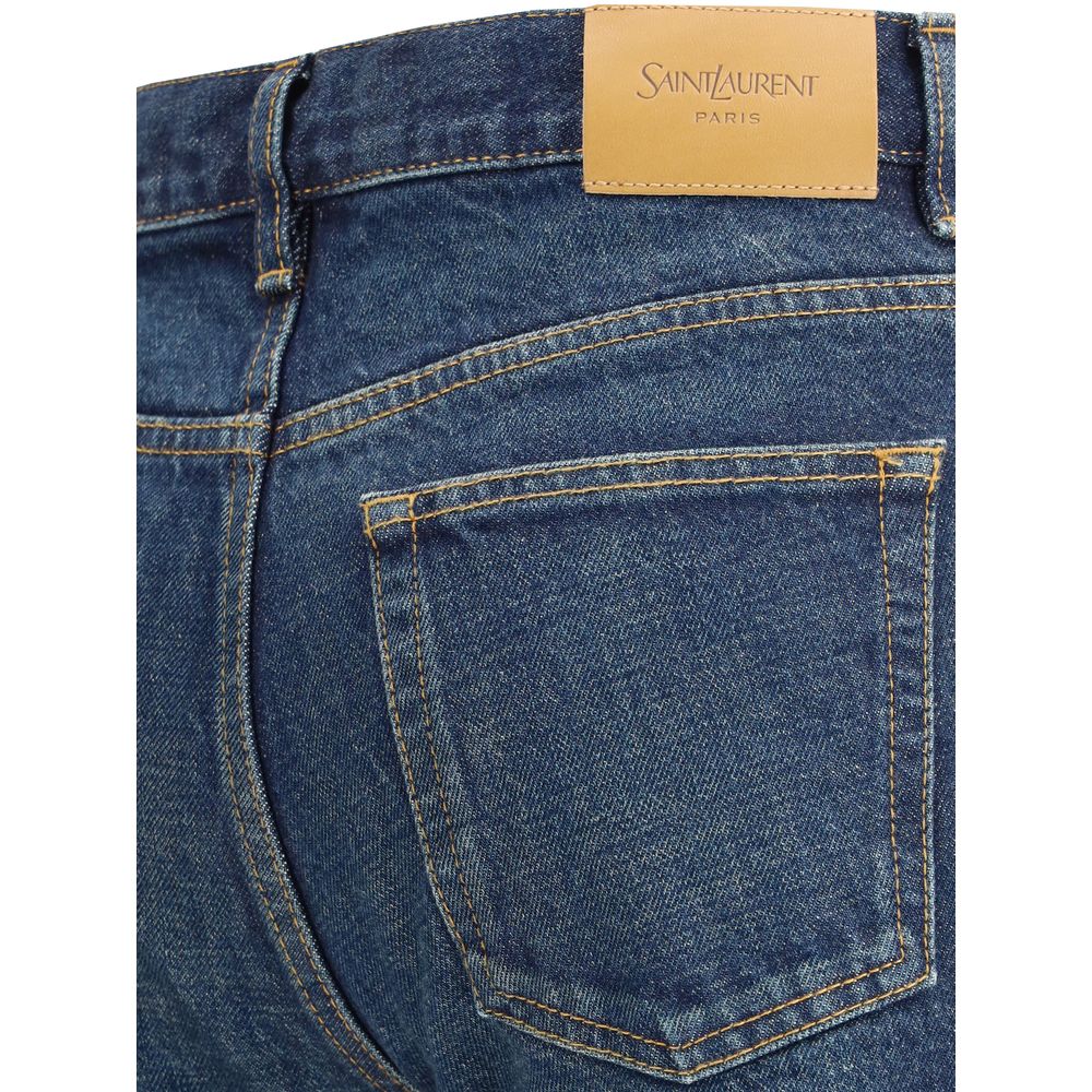 Saint Laurent Nico broekspijzen met lage taille