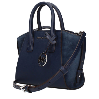 Sacs à main en cuir bleu Michael Kors