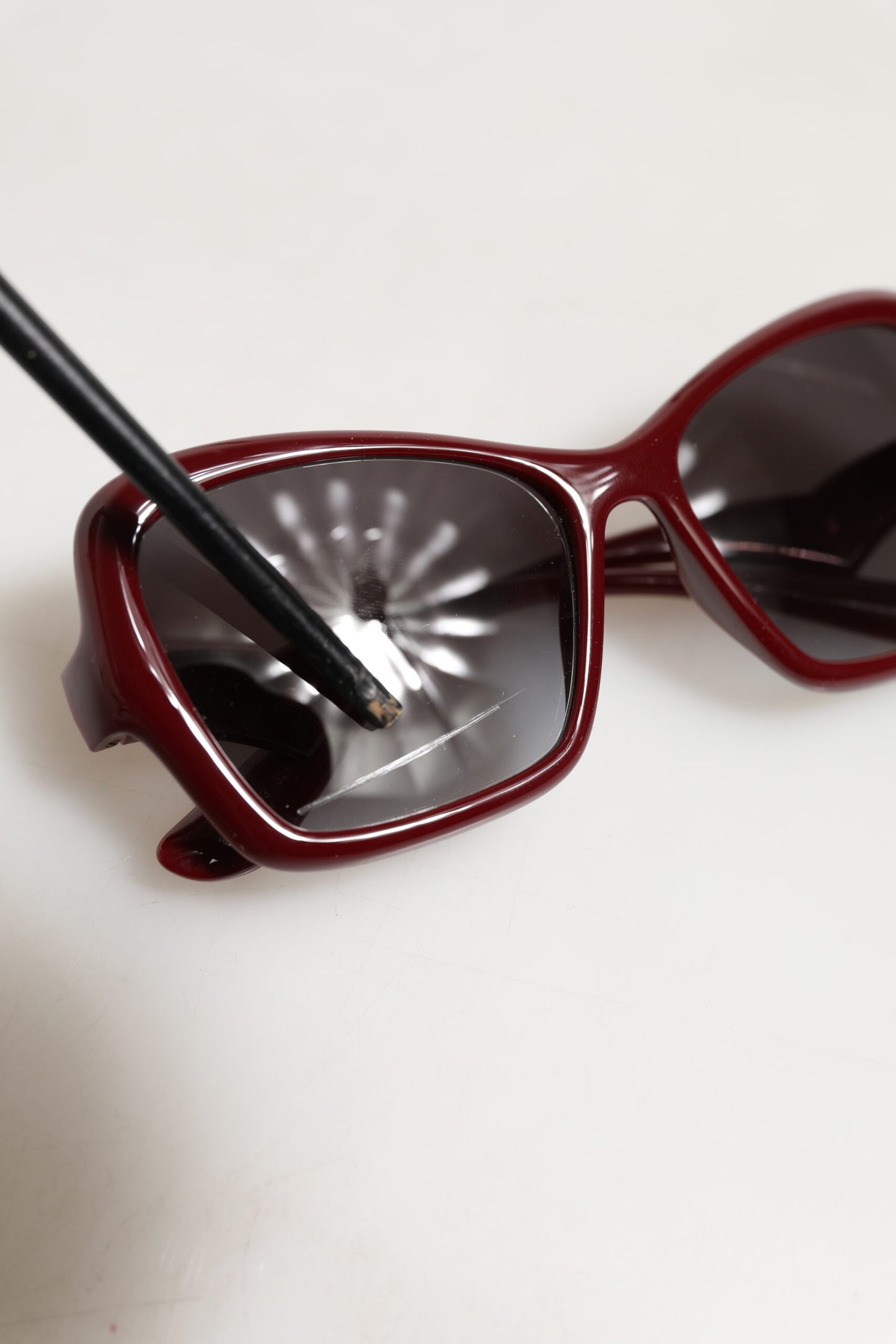 Dolce & Gabbana DG6153 Bordeaux Cat Eye Ladies Shades Eyewear Sunglasses