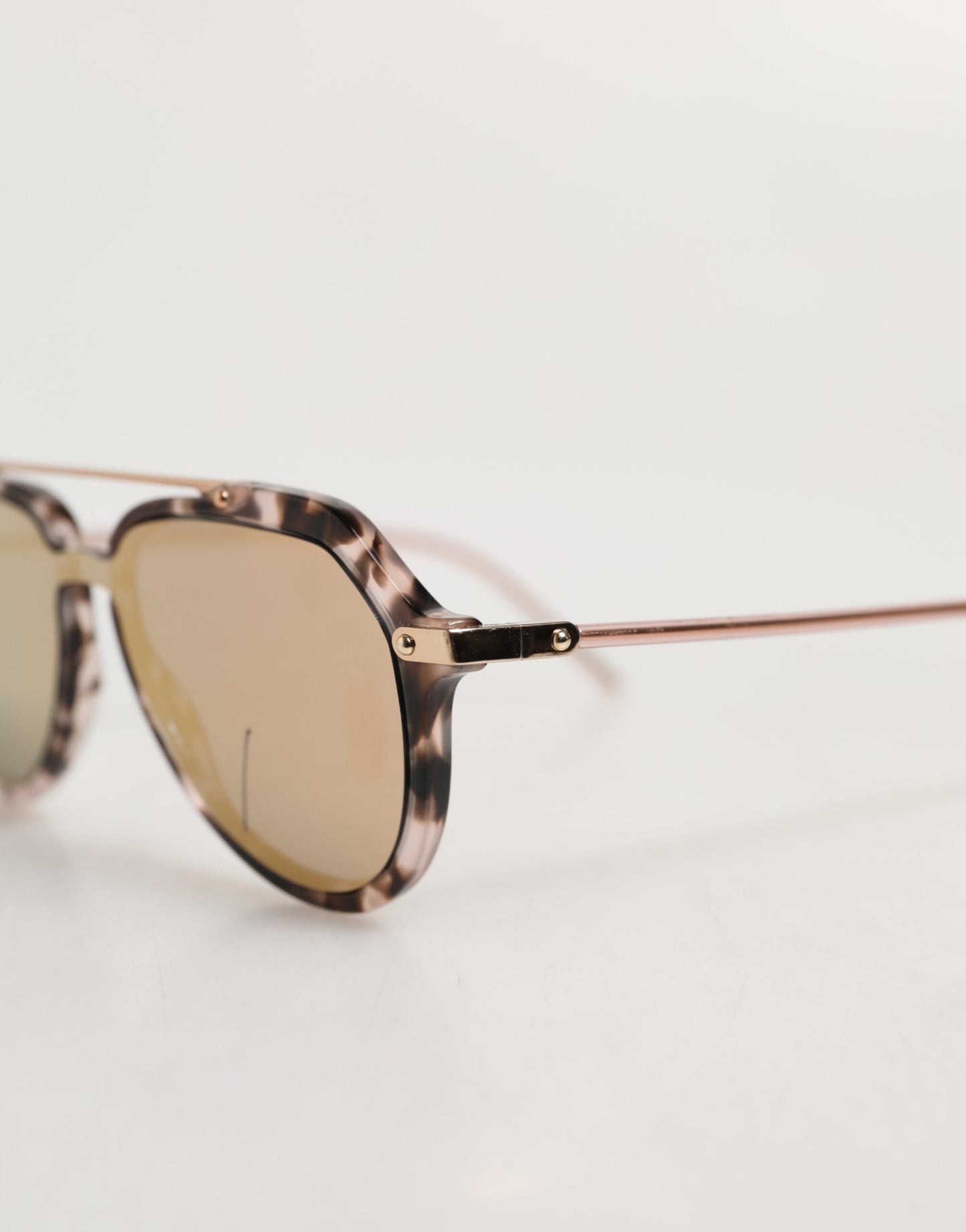 Dolce & Gabbana DG4330 Tortoise Shell Aviator Frame Eyewear Sunglasses