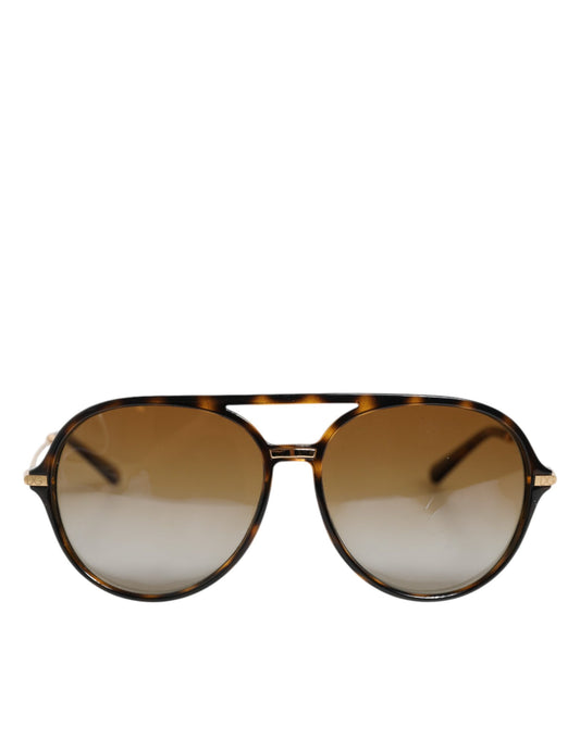 Dolce & Gabbana DG6159 Havana Frame Polarized Gradient Lenses Sunglasses