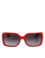 Dolce & Gabbana DG6093 Lunettes de soleil rectangulaires rouges