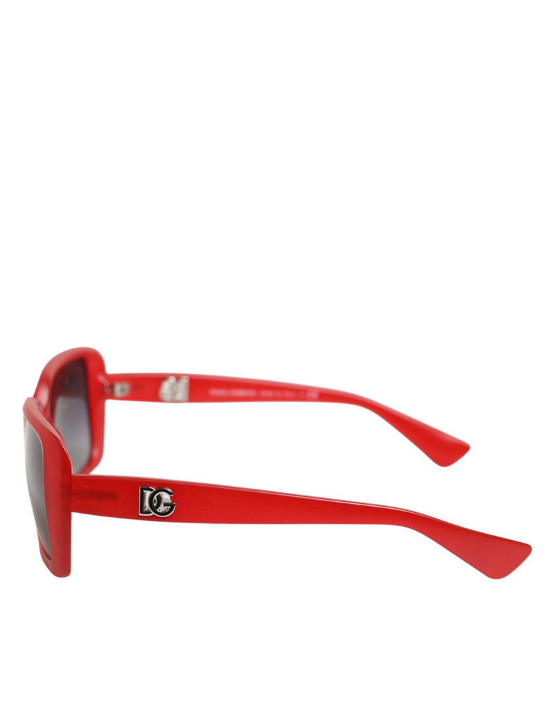 Dolce & Gabbana DG6093 Lunettes de soleil rectangulaires rouges