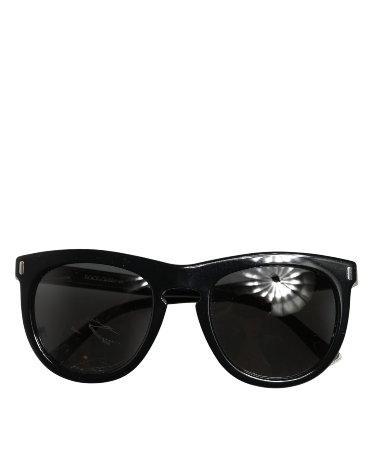 Dolce & Gabbana DG4281 Lunettes de soleil noires à monture ronde