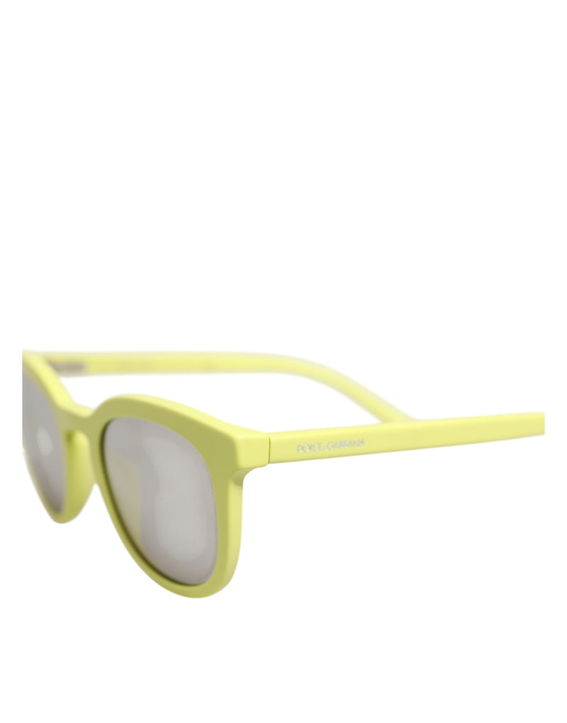 Dolce & Gabbana DG4324 Yellow Framed Mirrored Lenses Sunglasses