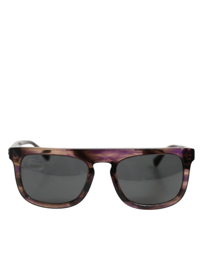 Dolce & Gabbana DG4390F Havana Full Rim Acetate Round Lenses Sunglasses