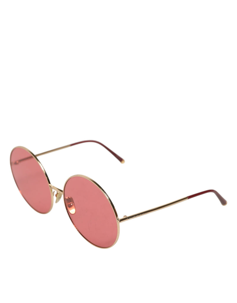 Dolce & Gabbana DG2201 Lunettes de soleil en métal rose doré