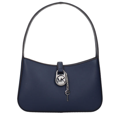 Sacs à main en cuir bleu Michael Kors