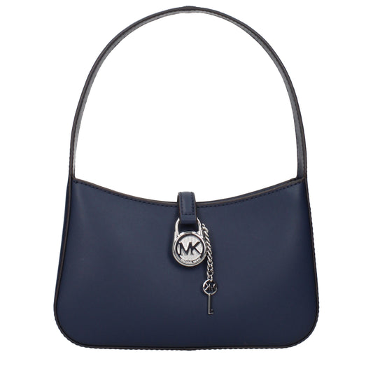 Sacs à main en cuir bleu Michael Kors