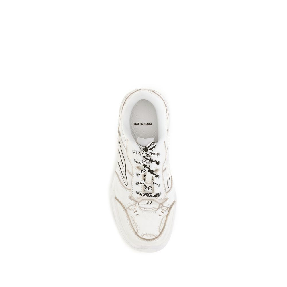 Balenciaga Hamptons Worn-out Sneakers - Style de rue unique