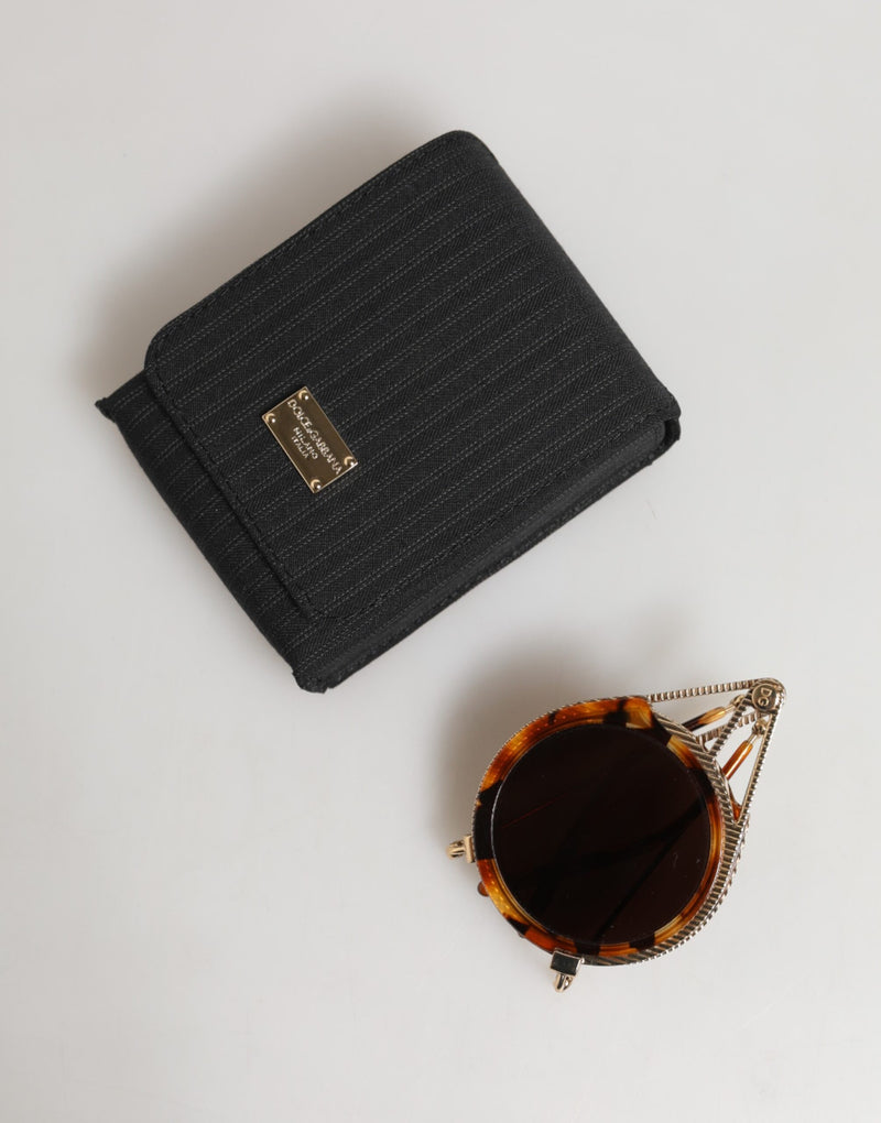 Dolce & Gabbana Gold Havana Frame DG Fatto A Mano Sunglasses