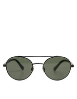 Dolce & Gabbana DG2245 Lunettes de Soleil en Acier Noir Mat