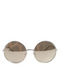 Dolce & Gabbana DG2215K Silver Metal Round Shades Eyewear Sunglasses