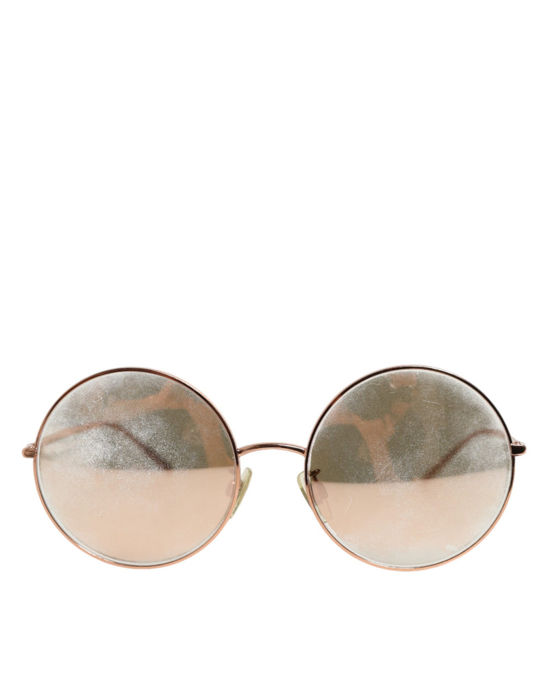 Dolce & Gabbana DG2215K Gold Metal Round Sunglasses