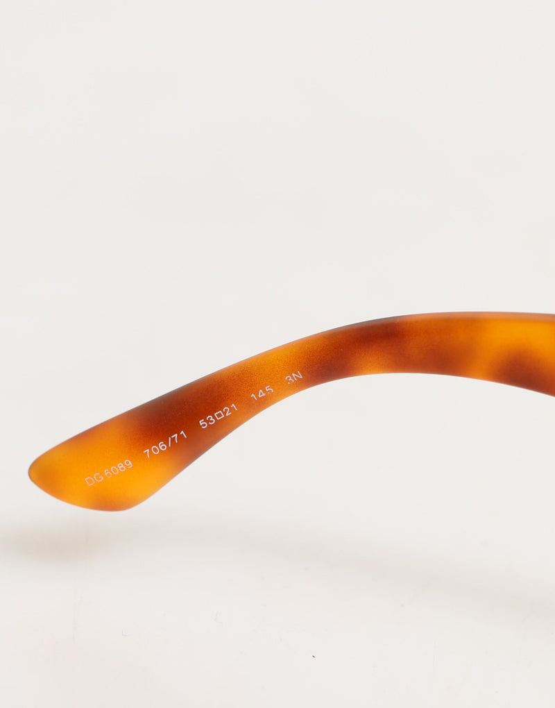 Dolce & Gabbana DG6089 Lunettes de Soleil Ronde en Acétate