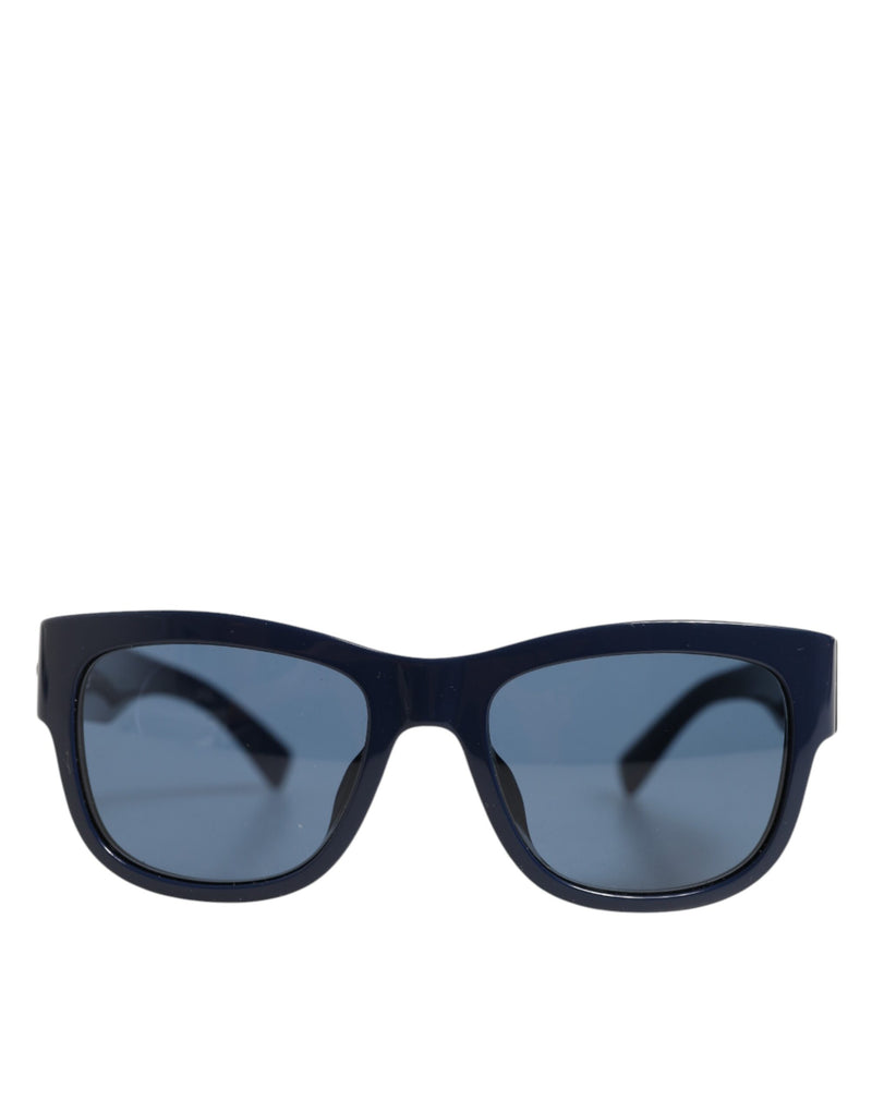 Dolce & Gabbana DG4390F Blue Acetate Frame Polarized Sunglasses