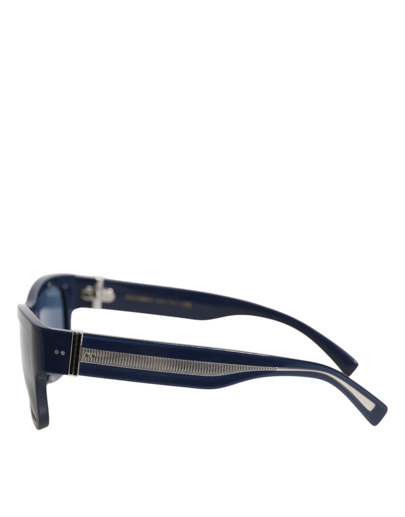 Dolce & Gabbana DG4390F Blue Acetate Frame Polarized Sunglasses