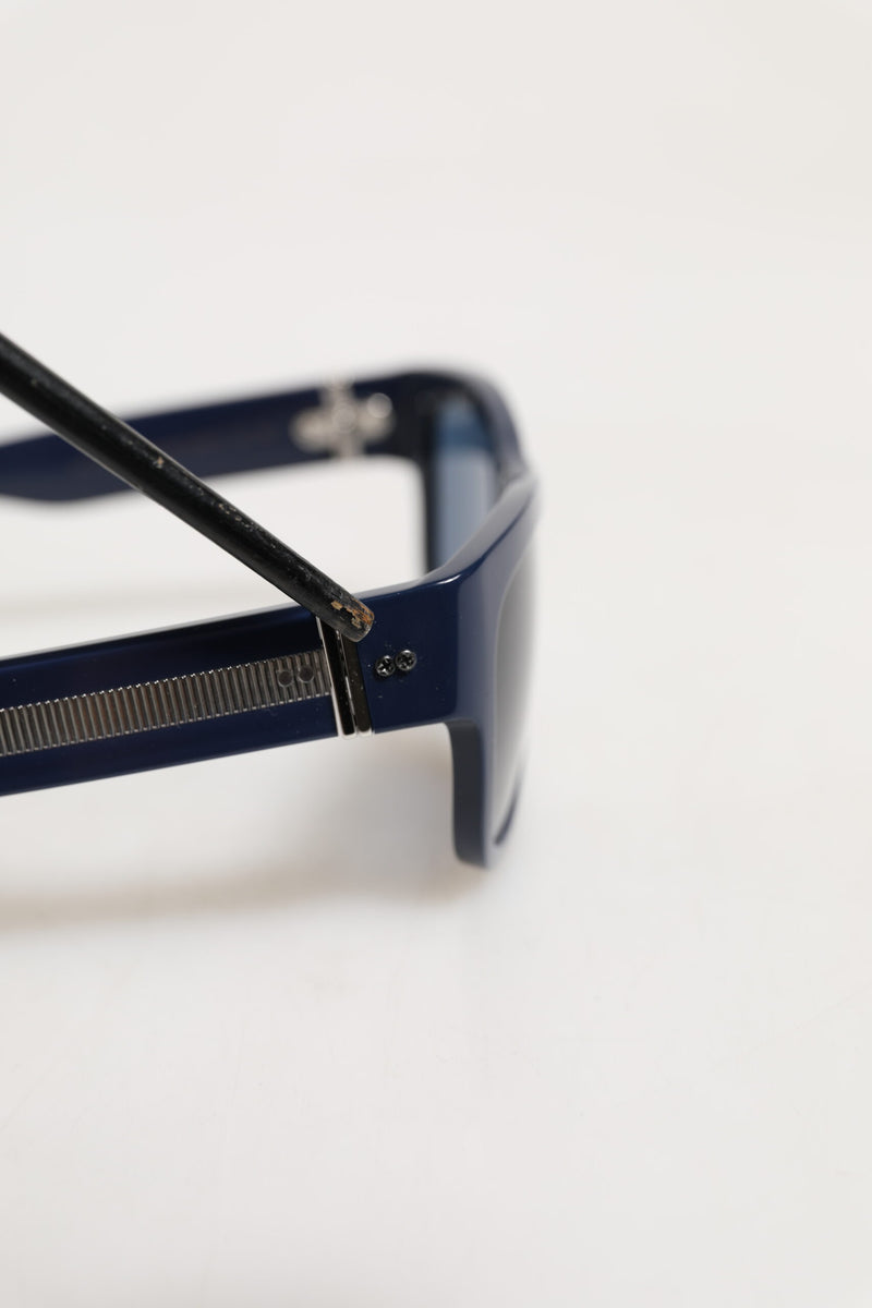 Dolce & Gabbana DG4390F Blue Acetate Frame Polarized Sunglasses