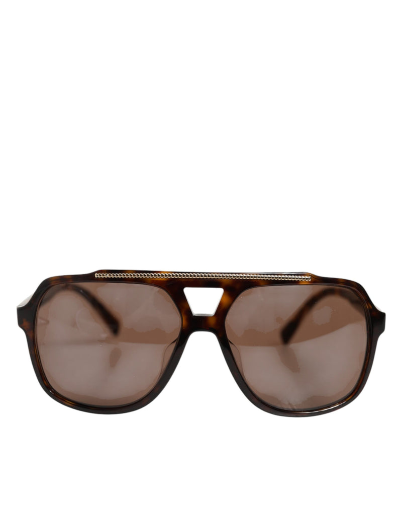 Dolce & Gabbana DG4388F Lunettes de soleil écaille brune