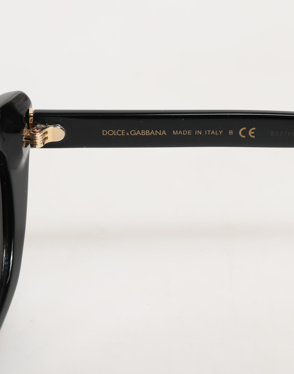 Dolce & Gabbana DG4334B Black Re-Edition Cat-Eye Sunglasses