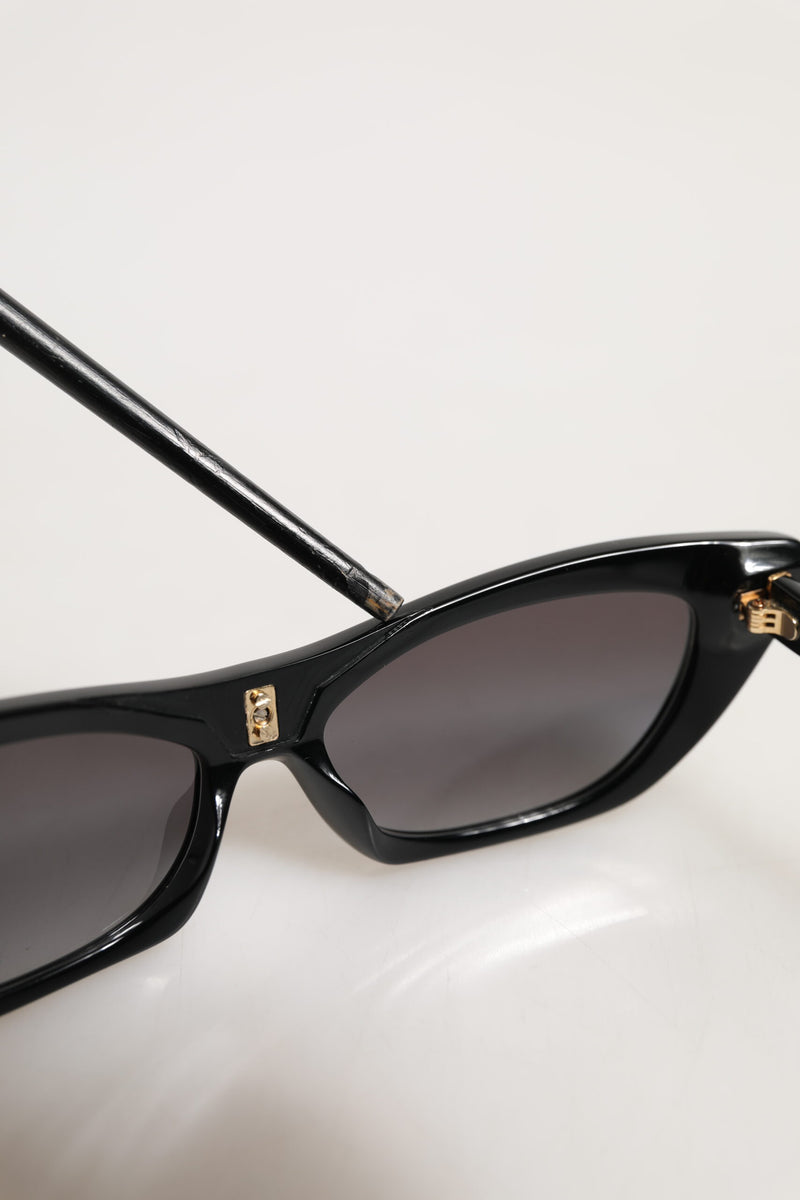 Dolce & Gabbana DG4334B Black Re-Edition Cat-Eye Sunglasses