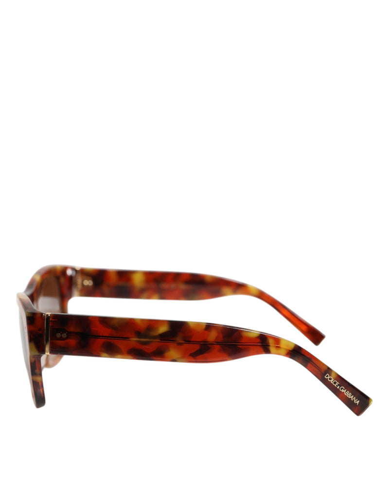 Dolce & Gabbana DG4338F Lunettes de soleil Havana marron à monture pleine