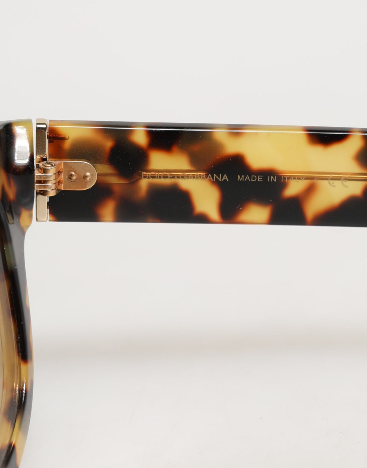 Dolce & Gabbana DG4379F Lunettes de soleil en acétate blanc et écaille