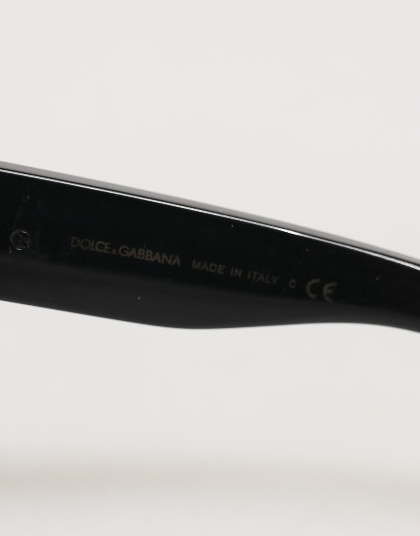 Lunettes de soleil pare-soleil Dolce &amp; Gabbana DG6162, noir, jaune, blanc, en polyamide.