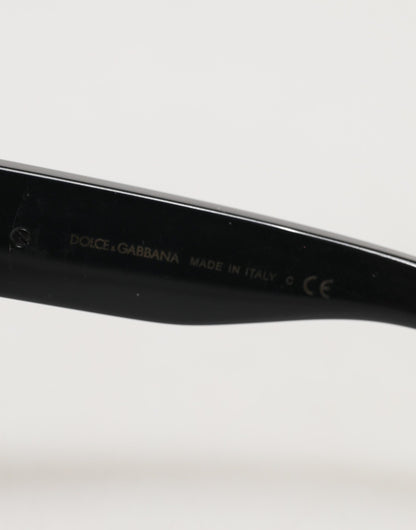 Lunettes de soleil pare-soleil Dolce &amp; Gabbana DG6162, noir, jaune, blanc, en polyamide.