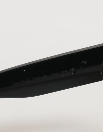 Lunettes de soleil pare-soleil Dolce &amp; Gabbana DG6162, noir, jaune, blanc, en polyamide.