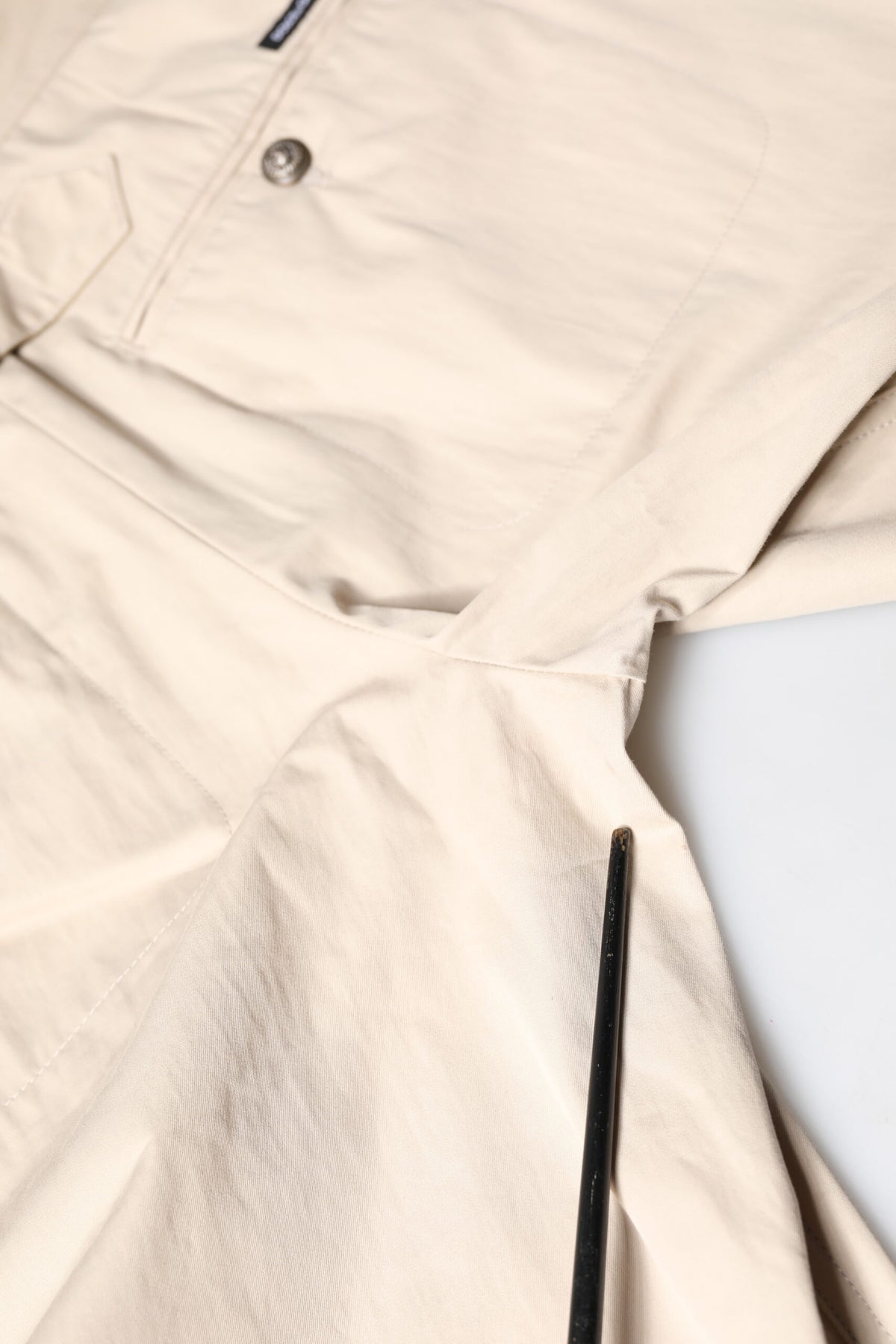 Pantalon cargo homme en coton beige, coupe fuselée, Dolce &amp; Gabbana