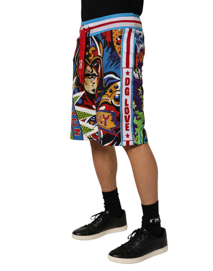 Short de bain bermuda Captain Sicily multicolore pour homme de Dolce &amp; Gabbana