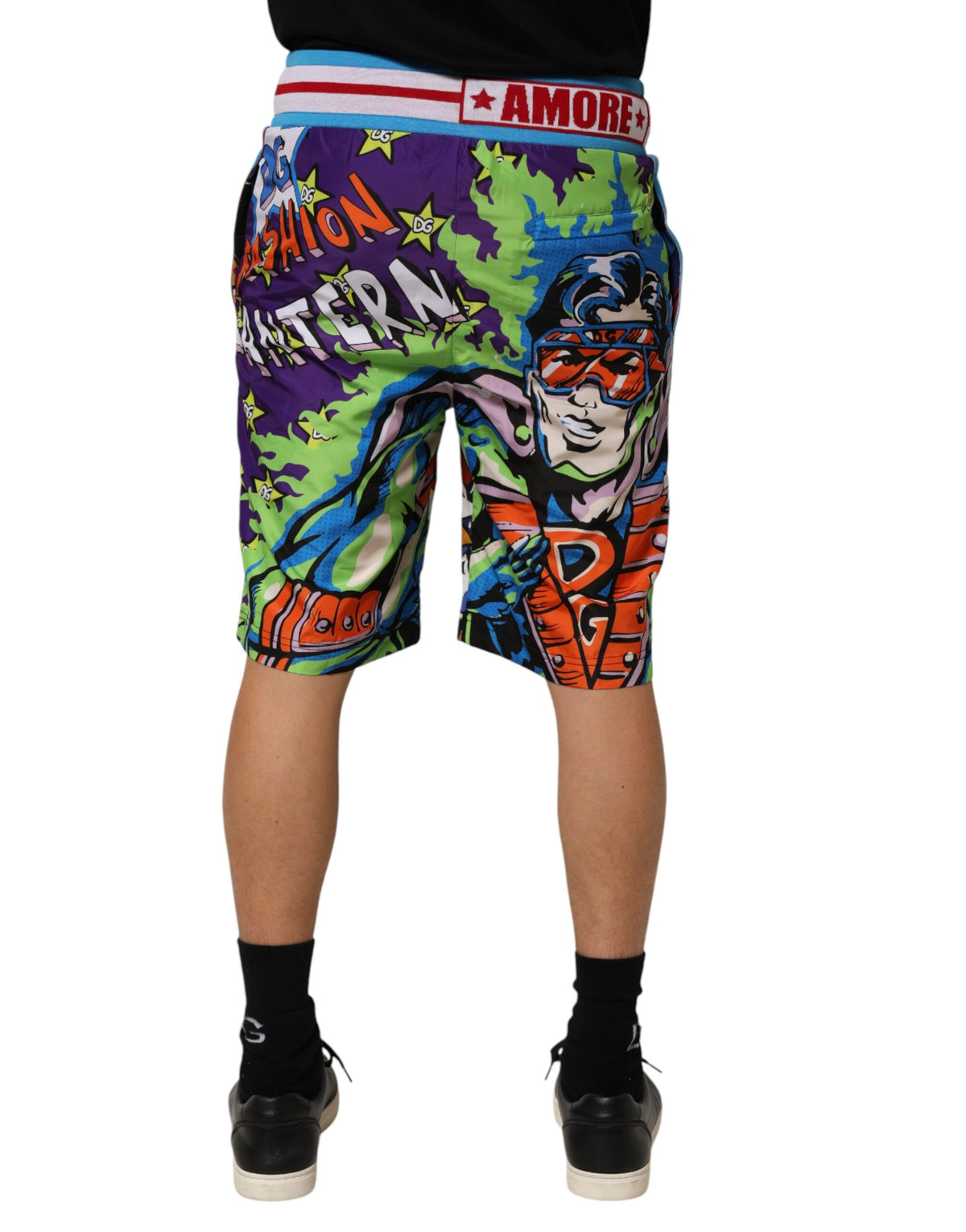 Short de bain bermuda Captain Sicily multicolore pour homme de Dolce &amp; Gabbana