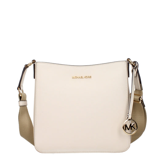 Sacs à bandoulière en cuir beige de Michael Kors