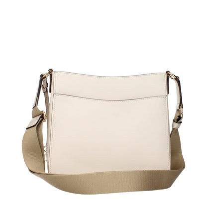 Sacs à bandoulière en cuir beige de Michael Kors