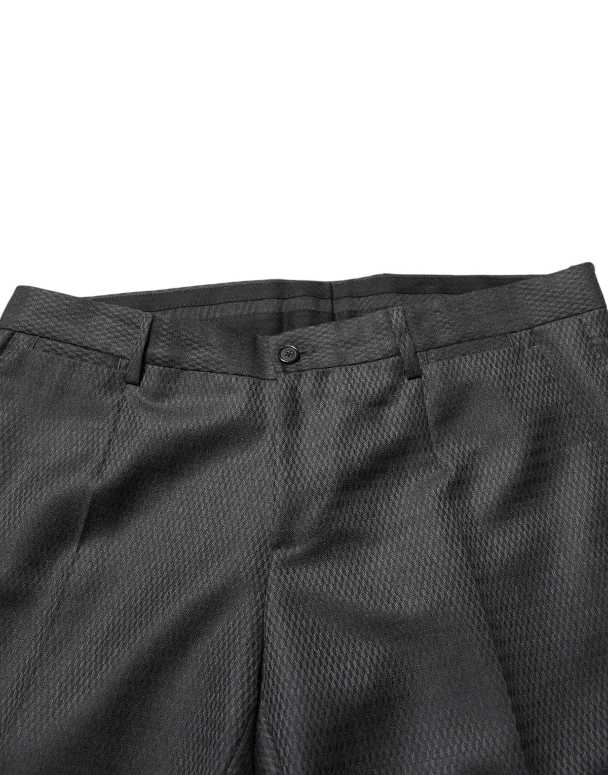 Pantalon tailleur noir en laine pour homme Dolce &amp; Gabbana