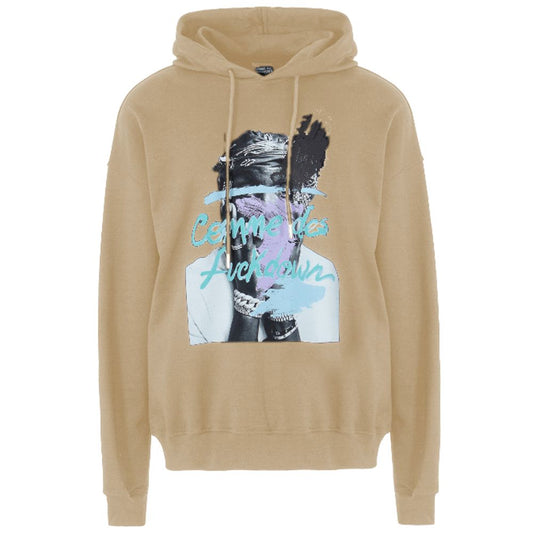 Sweat-shirt en coton beige Comme Des Fuckdown